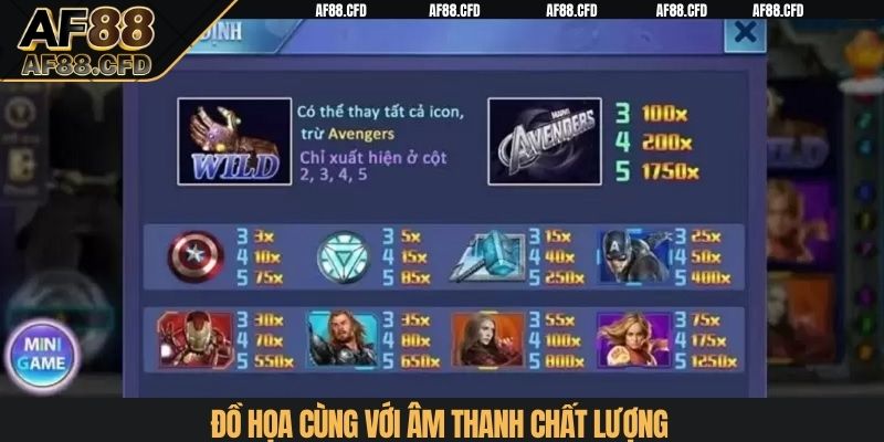 Đồ họa cùng với âm thanh chất lượng