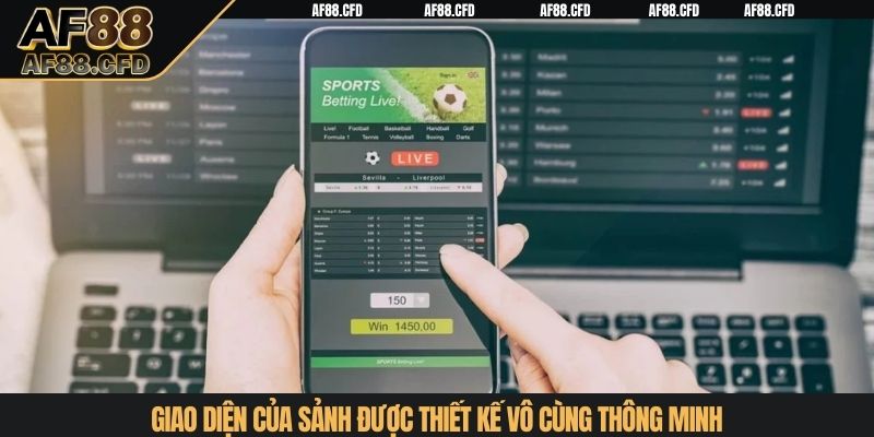 Giao diện của sảnh được thiết kế vô cùng thông minh